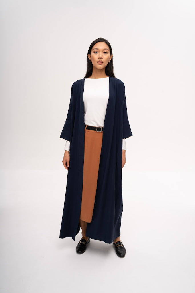 Freeflow Kaftan in Midnight Blue