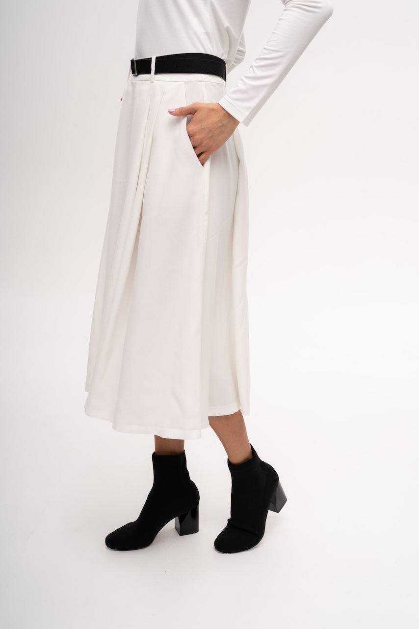 Sway Midi Skirt in Cloud