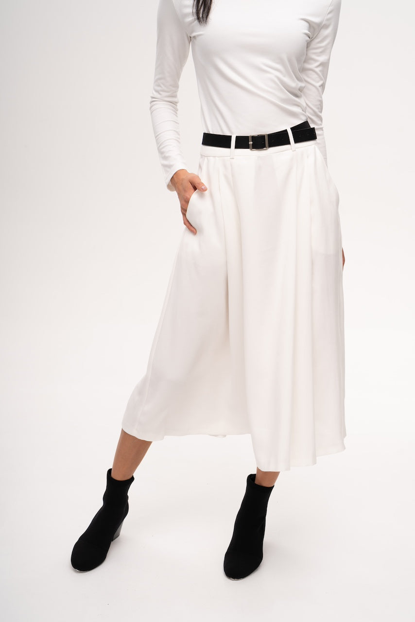 Sway Midi Skirt in Cloud