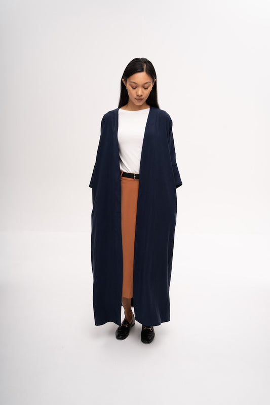 Freeflow Kaftan in Midnight Blue