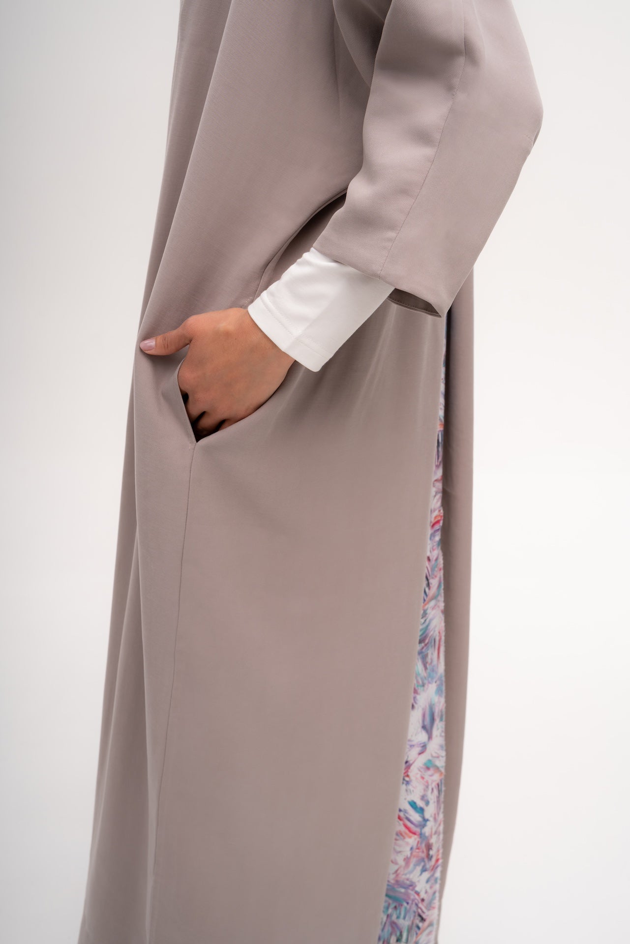 Freeflow Kaftan in Taupe