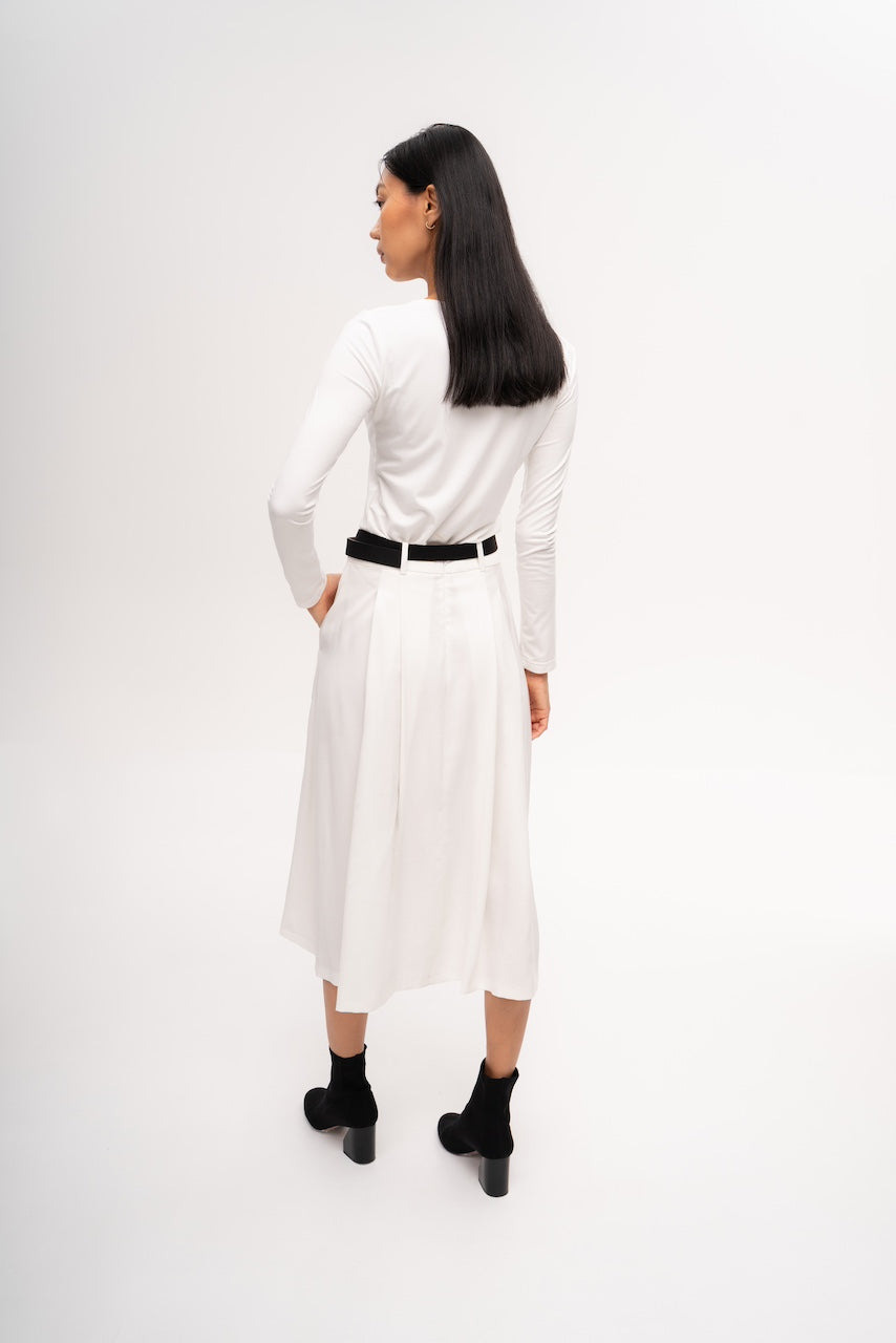 Sway Midi Skirt in Cloud