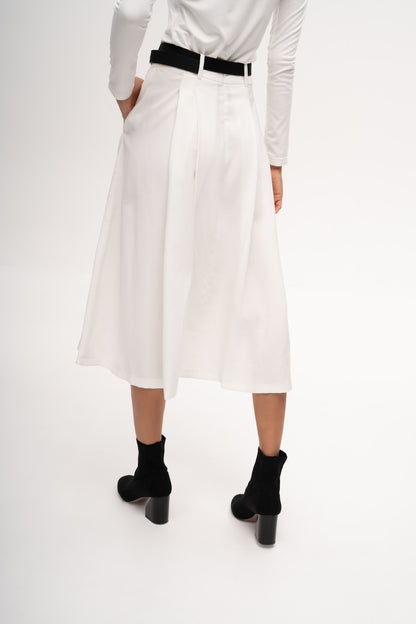 Sway Midi Skirt in Cloud