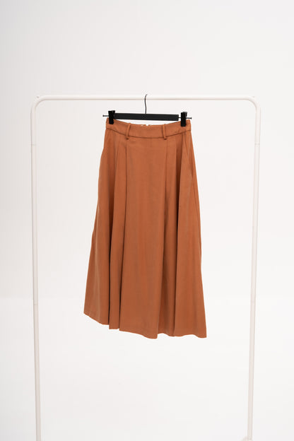 Sway Midi Skirt in Bronze